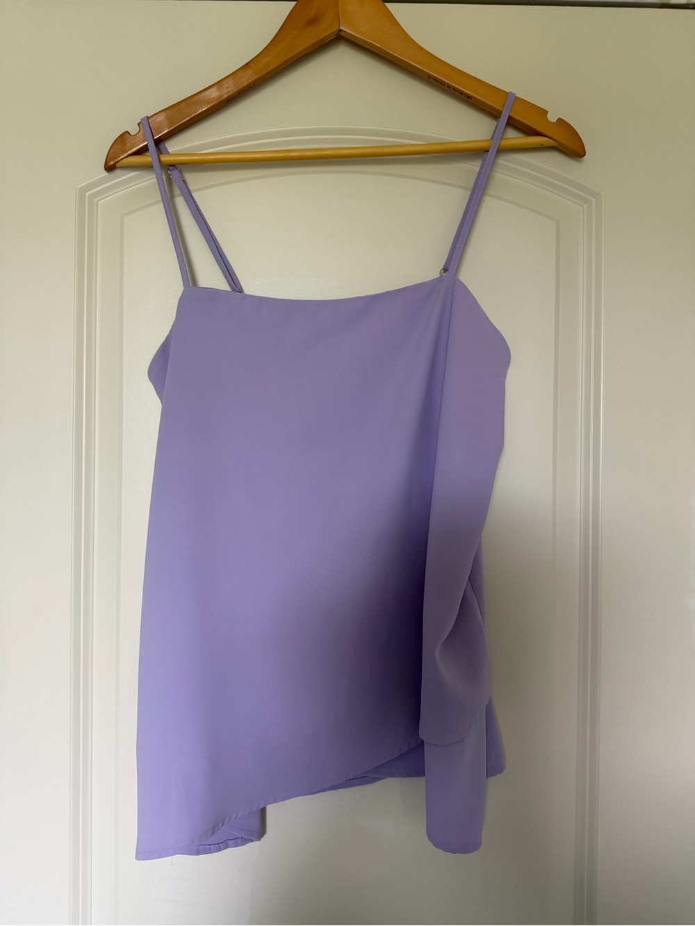 Pink Lily Lavender Asymmetrical Cami Tank Top